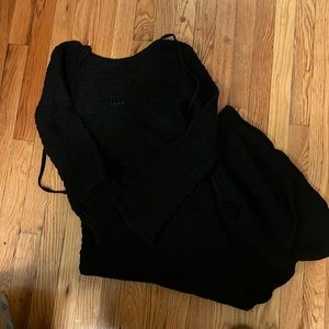 Rue Stiic Lana Maxi Knit Dress Black